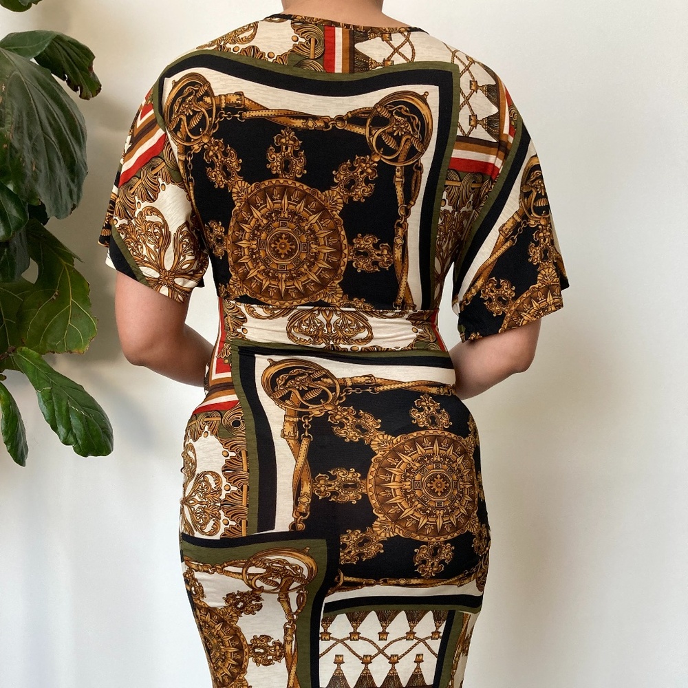 Retro High split Dress - Picture 2 of 5